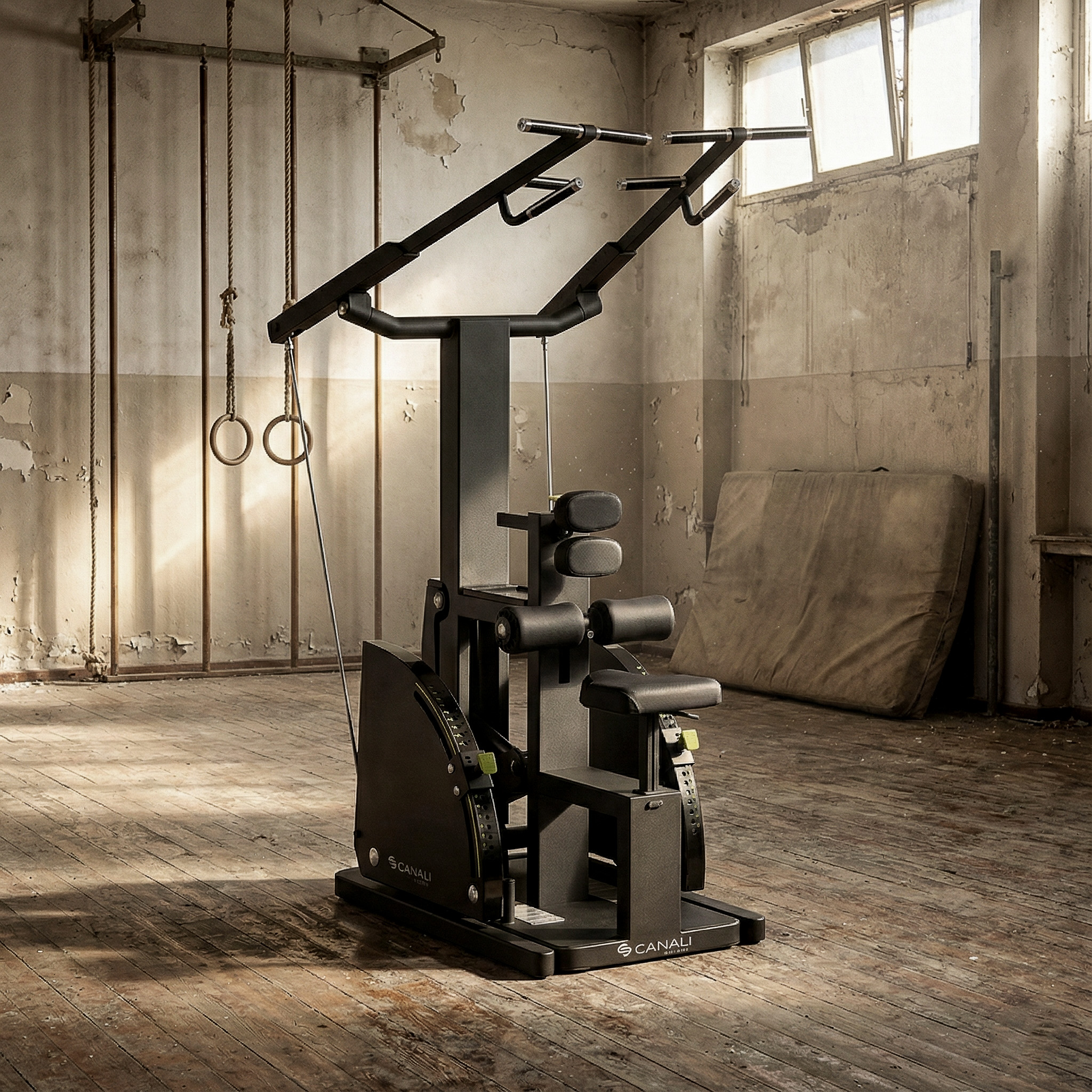 : Lat machine: architettura del movimento, meno compensazioni.