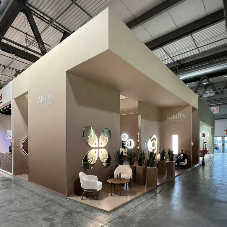 vista dello stand Vanità Living