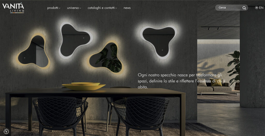 Immagine del sito Vanità Living